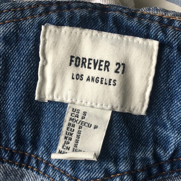 F21 Denim Overall Dress - Picture 3 of 3